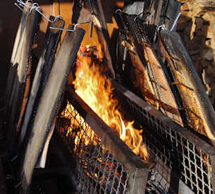 Flammlachs auf dem Lamberti-Markt