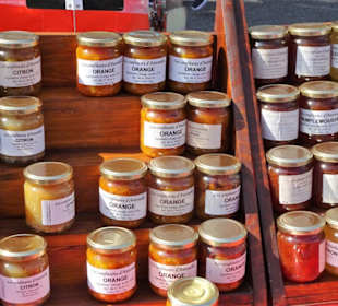 Impressionen vom Wochenmarkt Saint-Cyprien-Plage