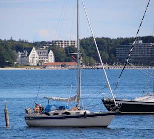 Blick nach Glücksburg