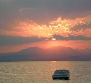 Gardasee Sonnenuntergang