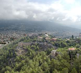 Burgberg mit Blick auf Alanya