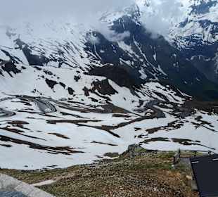 Aussicht vom Höchster Punkt Edelweißspitze
