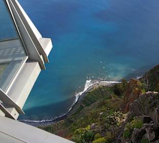 Hier geht´s echte 580 m fast senkrecht nach unten