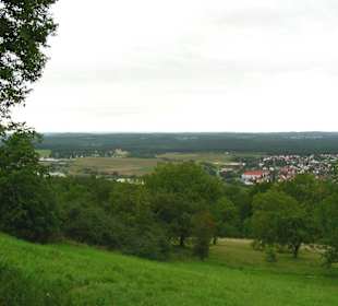 Ausblick von Oben Richtung Nürnberg