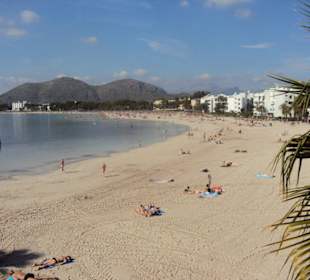 Großer Strand in Alcudia