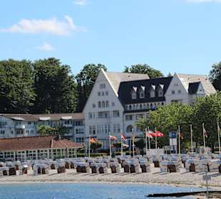 Blick auf die Strandpromenade