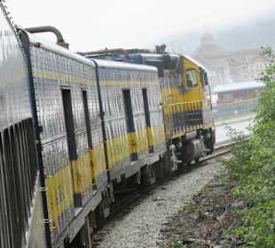 Auf den Weg zu den Gletschern