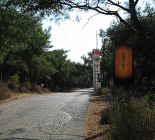 Weg nach Teos- Teos Park Restaurant