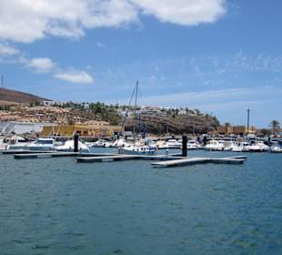 Hafenansicht von Morro Jable vom Schiff