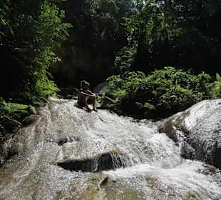 Einer der Wasserfälle