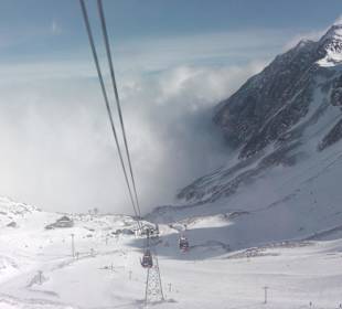 Blick aus der Gondel talwärts