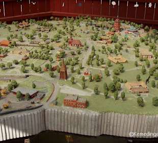 Modell des Parks Skansen