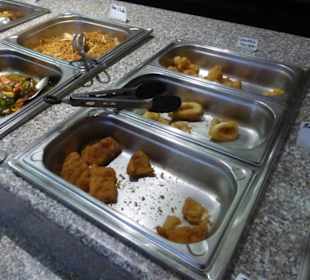 Abendessen vom Buffet im China Restaurant Garden