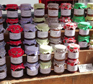 Impressionen vom Wochenmarkt in Argelès-Village