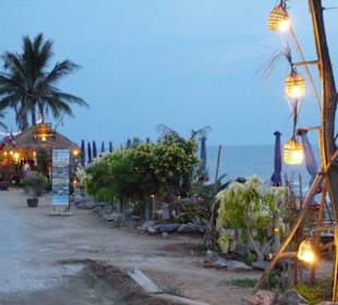 Abendliche Stimmung Sing's Beach Bar