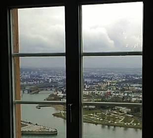 Deutsches Eck von der Festungsrestaurant