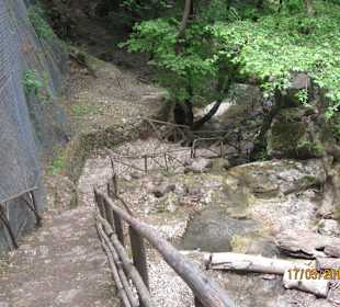 Rückweg direkt unter