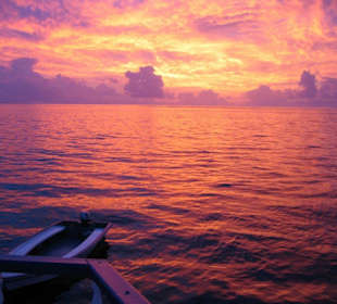 Malediven Sonnenuntergang