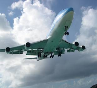 747 Jumbo im Landeanflug