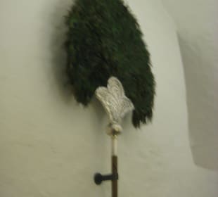 Pfauenwedel mit ca. 600 Pfauenfedern