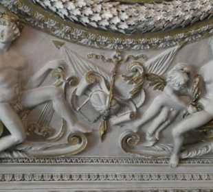 Schloss Friedenstein: bei der Innenbesichtigung