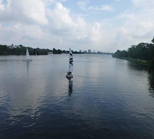 Entspannung auf der Alster