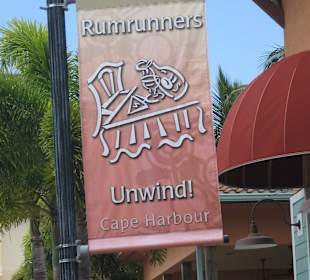 Rumrunners ein tolles Restaurant mit Bootsanleger 