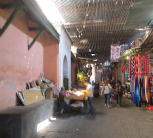 Unterwegs in der Altstadt von Marrakesch