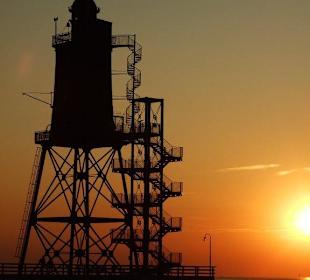 Sonnenuntergang in Dorum