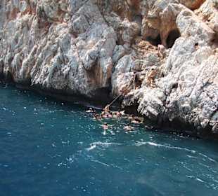 Absetzen der Sprungwilligen 