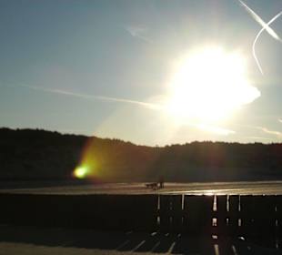 Lichtspiele über den Dünen