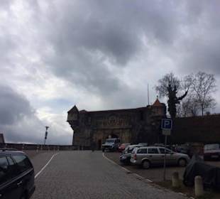 Blick auf den Eingang