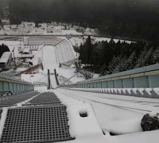 Blick von der Sprungschanze
