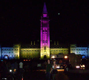 Ottawa - Parlament bei Nacht