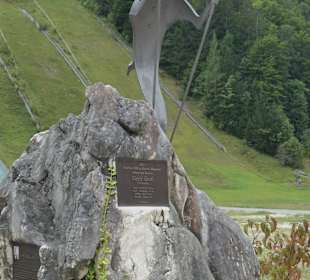 Besuch im Biathlon-Stadion von Ruhpolding
