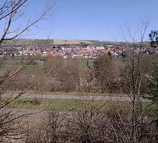 Blick zurück nach Distelhausen