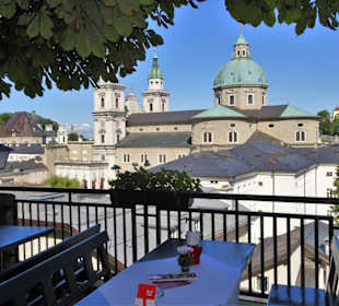 Die Terrasse des Stieglkellers