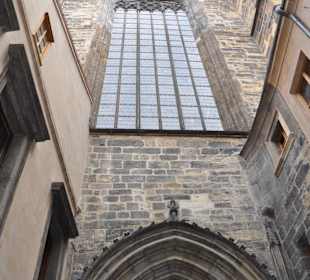 Wejście do kościoła przy rynku