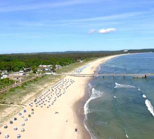 Baden am Nordstrand von Göhren