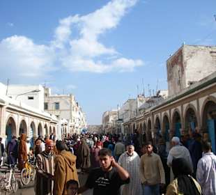 Einkaufsstrasse in Essaouira