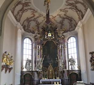 Die katholische Kirche St. Eucharius in Sommerach