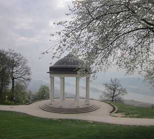 Am Denkmal am Niederwald