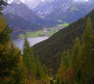 Blick vom Rofan auf den Achensee
