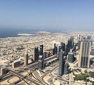 Blick vom Burj Khalifa