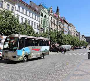 Minibus für die Stadtrundfahrt