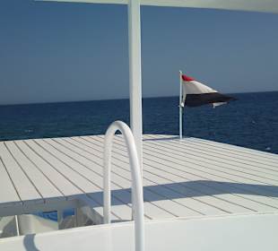 Oberstes Sonnendeck der Prince Ali