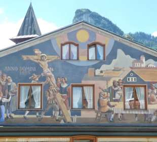 Lüftlmalerei in Oberammergau