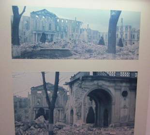 Kriegsbilder vom Schloss