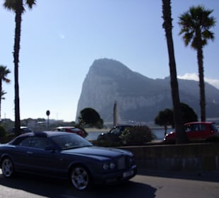 Einen Ausblick auf Gibraltar