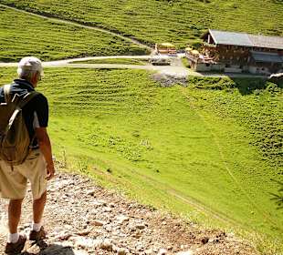 Wanderweg zum Weissenbachsattel